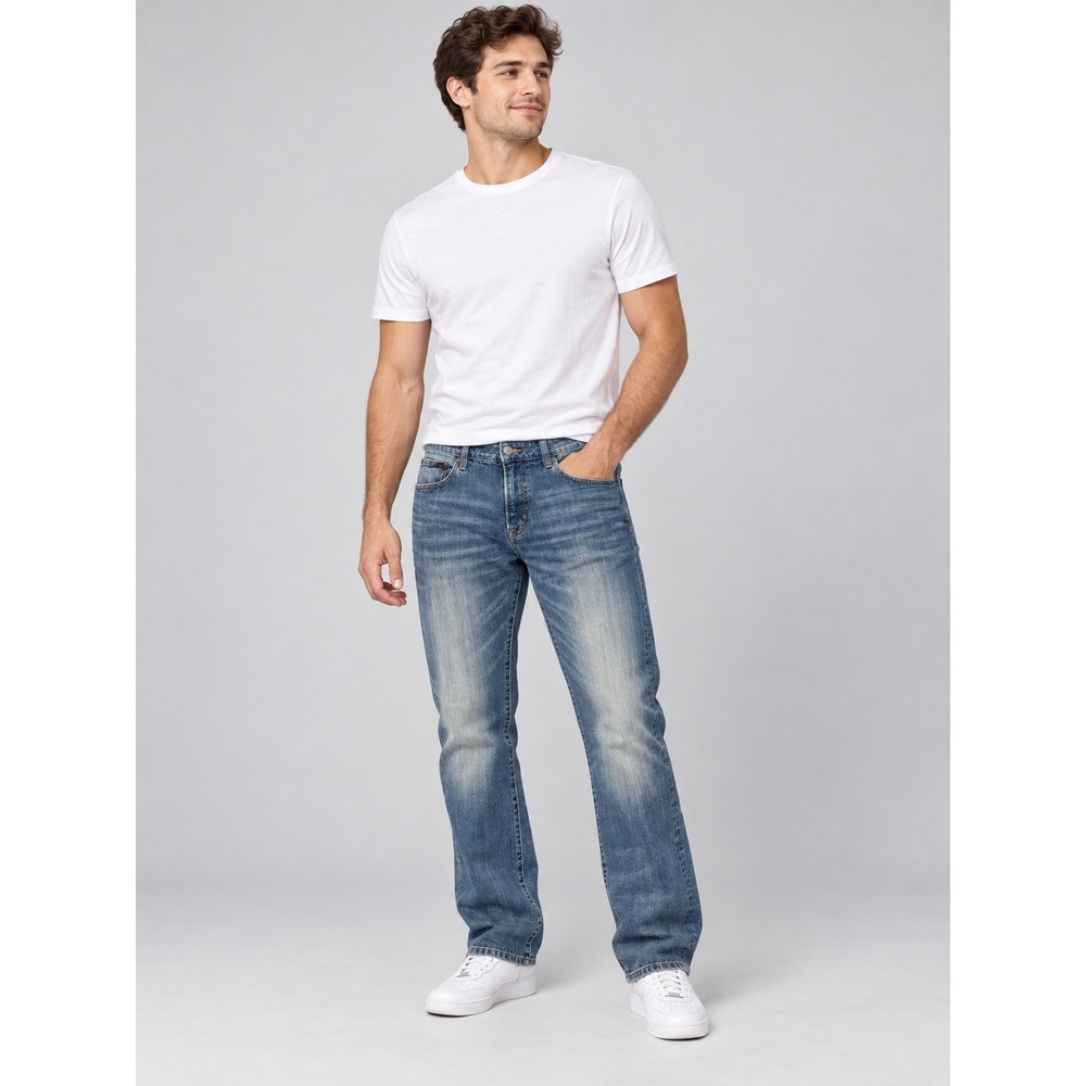 American Eagle Extreme Flex 4 Straight Jeans Men's 34x30 Medium Wash